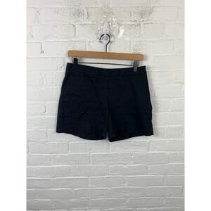 Everlane Women's Pull-On Chino Shorts Regular Fit Solid Black Size 30